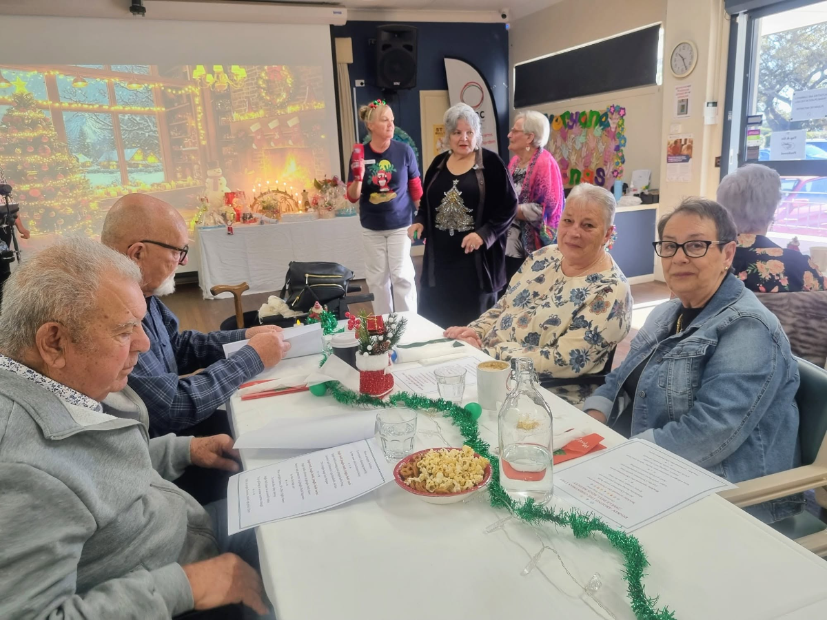Seniors group activity at HMC